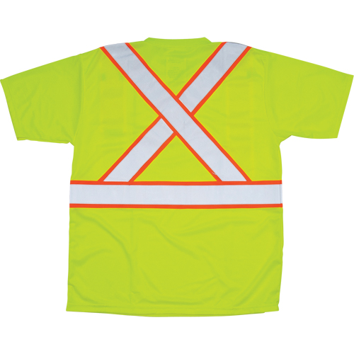 T-shirt conforme &agrave; la CSA, Polyester, Moyen, Jaune lime haute visibilit&eacute; Advanced Consulting and Training Ltd.