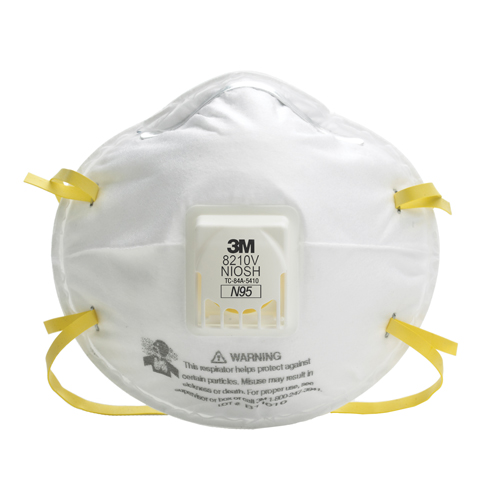 Respirateurs contre les particules 8210V, N95, Certifi&eacute; NIOSH Advanced Consulting and Training Ltd.