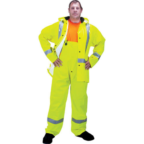 RZ900 Premium Traffic Rain Suit, Polyester, Small, High Visibility Lime-Yellow Advanced Consulting and Training Ltd.