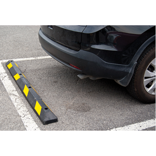 Parking Curb, Rubber, 6' L, Black/Yellow Advanced Consulting and Training Ltd.