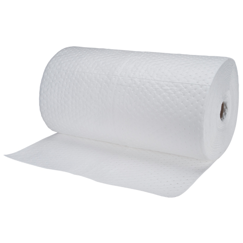 Rouleaux absorbants en fibres fines de calibre industriel, Lourd, 150' lo x 30" la, Absorption 70 gal. Advanced Consulting and Training Ltd.