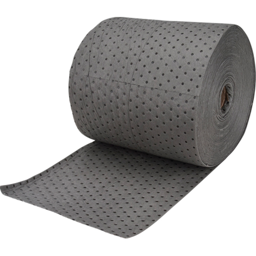 Rouleaux absorbants en fibres fines de calibre industriel, Lourd, 150' lo x 15" la, Absorption 35 gal. Advanced Consulting and Training Ltd.