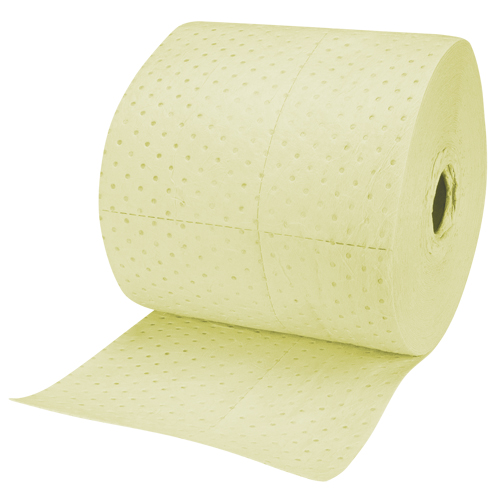 Rouleaux absorbants en fibres fines de calibre industriel, Poids moyen, 150' lo x 15" la, Absorption 25 gal. Advanced Consulting and Training Ltd.
