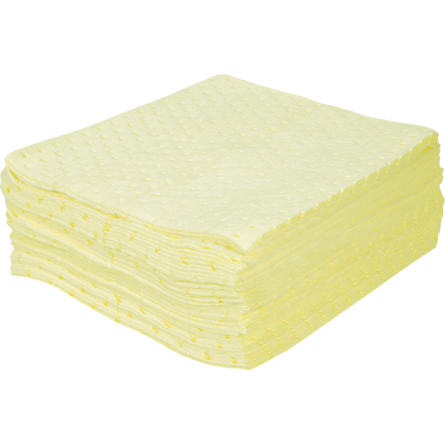 Feuilles absorbantes li&eacute;es de premi&egrave;re qualit&eacute;, Mati&egrave;res dangereuses, 15" x 17", 25 gal. d'absorption Advanced Consulting and Training Ltd.