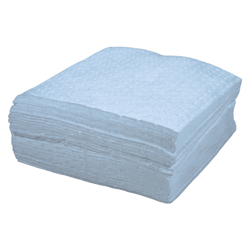 Premium Blue Bonded Sorbent Pads, Oil Only, 15" x 17", 8 gal. Absorbancy Advanced Consulting and Training Ltd.
