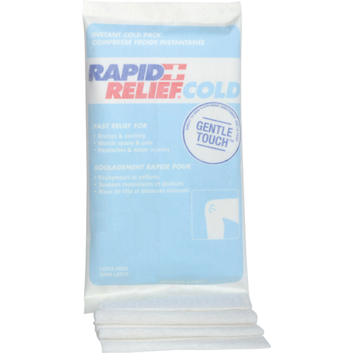 Instant Compress Packs With Self-Adhering Compression Wrap, Cold, Single Use, 6" x 9" Advanced Consulting and Training Ltd.