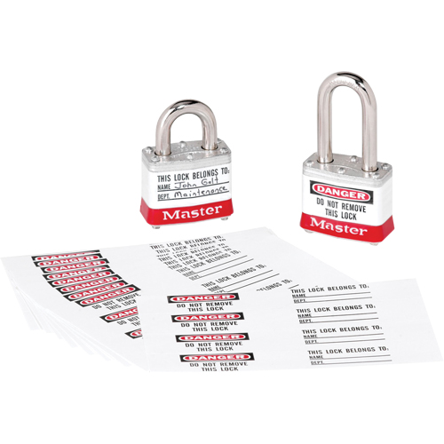 Zenex Thermoplastic Photo Padlock Identification Labels Advanced Consulting and Training Ltd.