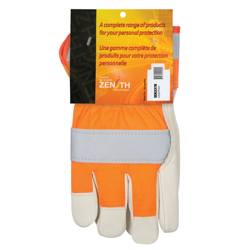 Orange High-Visibility Superior Warmth Fitters Gloves, Large, Grain Cowhide Palm, Thinsulate Inner Lining Advanced Consulting and Training Ltd.