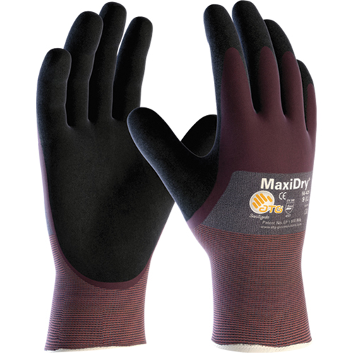 Gants MaxiDry, Moyen, R&ecirc;vetement Mousse de nitrile, Calibre 18, Enveloppe en Nylon Advanced Consulting and Training Ltd.