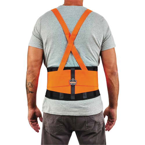 ProFlex 100HV Economy Spandex Hi-Vis Back Support Brace, Elastic, Small Advanced Consulting and Training Ltd.