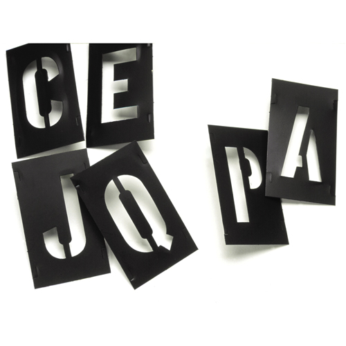 Pochoirs assemblables en plastique, Pictogramme, 3" Advanced Consulting and Training Ltd.