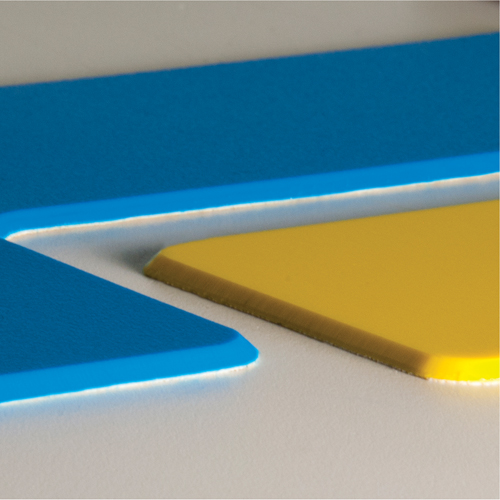 Armor Stripe Lean/5S Markers, Circle, 6" L x 6" W, White, Plastic Advanced Consulting and Training Ltd.