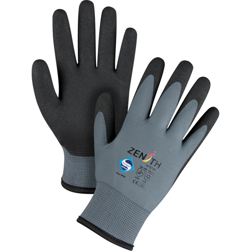 Gants enduits de premi&egrave;re qualit&eacute; ZX-30°, 8/Moyen, R&ecirc;vetement PVC, Calibre 15, Enveloppe en Nylon Advanced Consulting and Training Ltd.