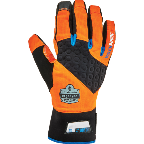 Gants utilitaires thermiques haute visibilit&eacute; performants et &eacute;tanches ProFlex 818WP, Paume Polyur&eacute;thane, Taille Petit Advanced Consulting and Training Ltd.