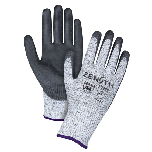 Gants &eacute;lastiques sans coutures r&eacute;sistants &agrave; la coupe, Taille 6/T-petit, Calibre 13, Rev&ecirc;tement Polyur&eacute;thane, Enveloppe en PEHP, ANSI/ISEA 105 niveau 4/EN 388 niveau 5 Advanced Consulting and Training Ltd.