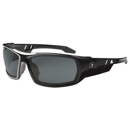 Lunettes de s&eacute;curit&eacute; Skullerz Odin, Lentille Fum&eacute;e, Anti-&eacute;gratignures/Polaris&eacute;, ANSI Z87+/R&eacute;pond ou surpasse la norme CSA Z94.3 Advanced Consulting and Training Ltd.