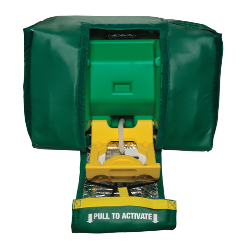 Douche oculaire portative, eau ti&egrave;de, Aliment&eacute; par gravit&eacute;, Capacit&eacute; 9 gal., Conformit&eacute; ANSI Z358.1 Advanced Consulting and Training Ltd.