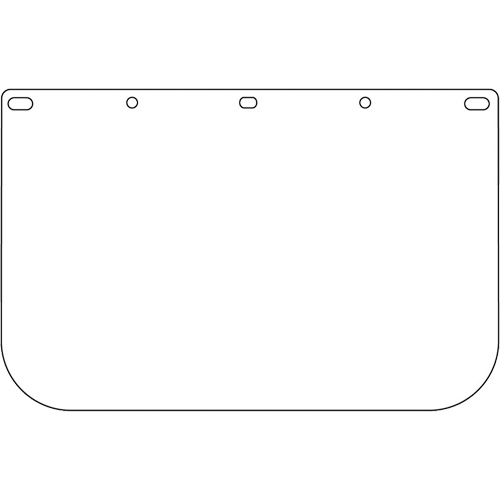 Dynamic Die Cut Faceshield Visor, PETG, Clear Tint Advanced Consulting and Training Ltd.