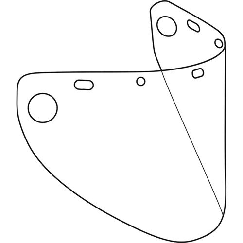 Dynamic Formed Faceshield, Copolyester/PETG, Clear Tint Advanced Consulting and Training Ltd.