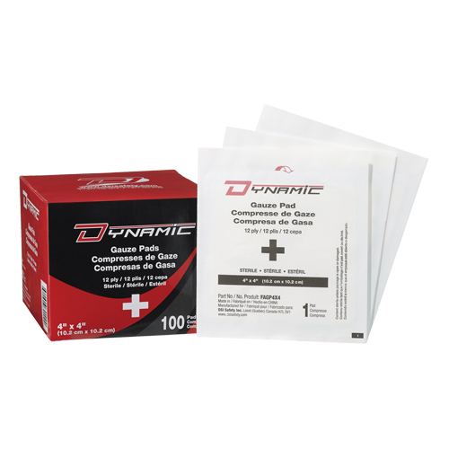 Dynamic Gauze, Pad, 4" L x 4" W, Sterile, Medical Device Class 1 Advanced Consulting and Training Ltd.
