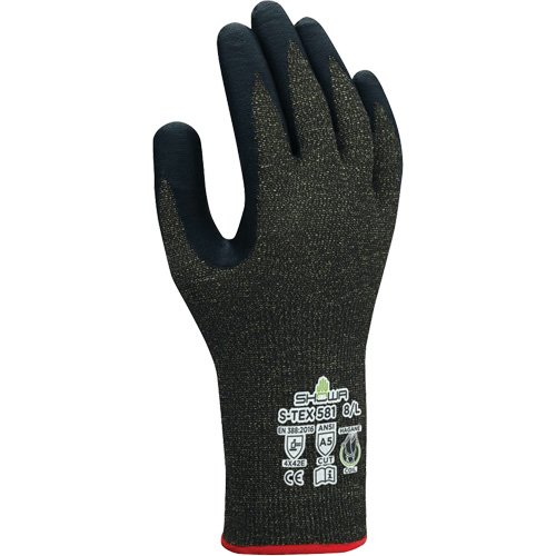 Gants r&eacute;sistants aux coupures S-TEX 581, Taille 6/Petit, Calibre 13, Rev&ecirc;tement Mousse de nitrile, Enveloppe en Acier inoxydable/Kevlar, ANSI/ISEA 105 niveau 5/EN 388 niveau E Advanced Consulting and Training Ltd.