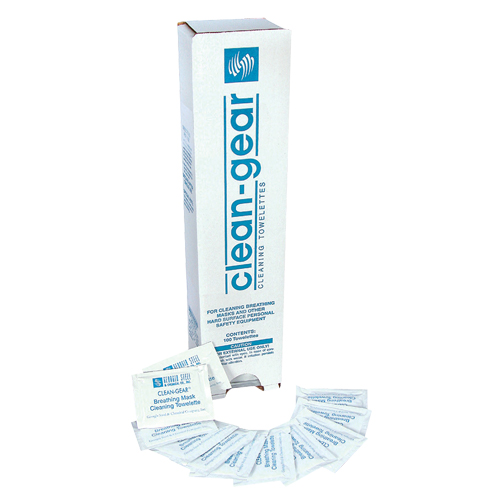 Respirator Cleaning Towelettes, 8" x 5", 100 Count Advanced Consulting and Training Ltd.