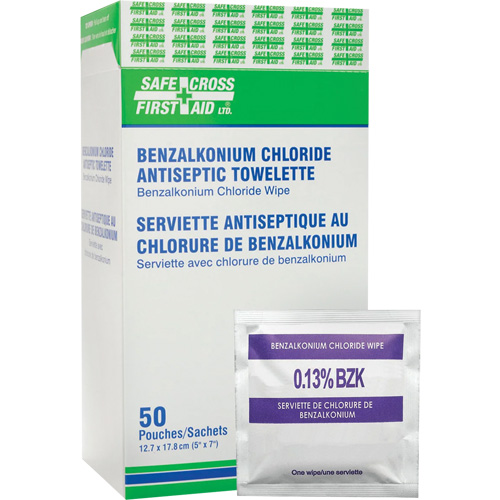 Benzalkonium Chloride Wipes, Towelette, Antiseptic Advanced Consulting and Training Ltd.