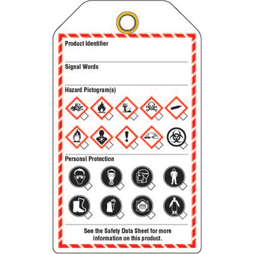 Workplace Tags, Cardstock, 3-3/8" W x 5-3/4" H, English Advanced Consulting and Training Ltd.