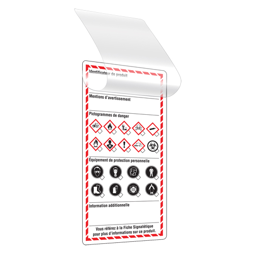 Self-Laminating Workplace Tags, Cardstock, 3" W x 6" H, French Advanced Consulting and Training Ltd.