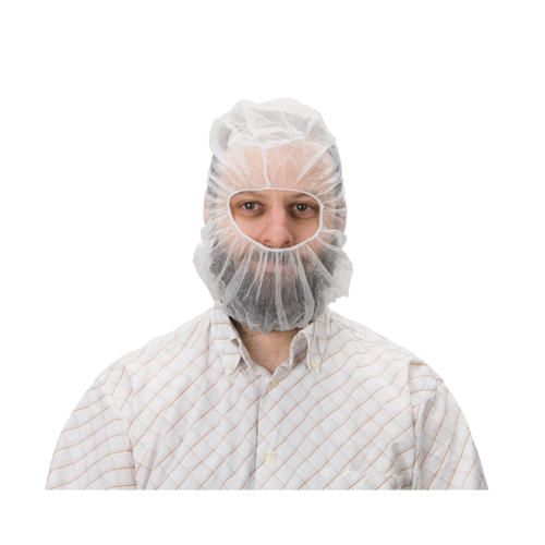 Cagoule jetable, Polypropyl&egrave;ne, Blanc Advanced Consulting and Training Ltd.