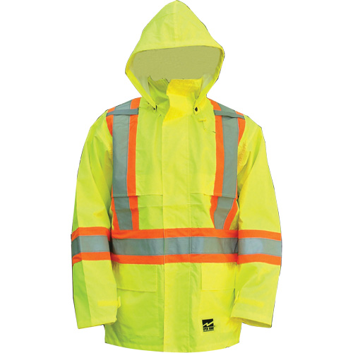 Open Road Jacket, Polyester/Polyurethane, High Visibility Lime-Yellow, Small Advanced Consulting and Training Ltd.