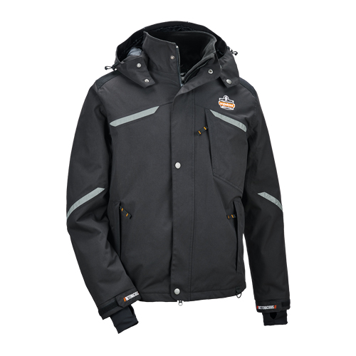 Manteau thermique N-Ferno 6466, Hommes, Petit, Noir Advanced Consulting and Training Ltd.