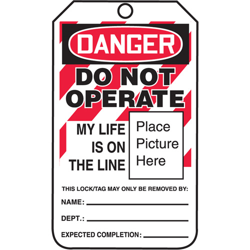 &eacute;tiquettes de verrouillage Do Not Operate Danger, Papier cartonn&eacute;, 3-1/4" la x 5-3/4" h, Anglais Advanced Consulting and Training Ltd.