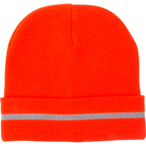 High Visibility Knit Hat with Reflective Stripe, High Visibility Orange, Acrylic Advanced Consulting and Training Ltd.