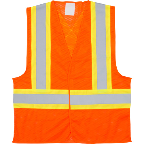 Traffic Safety Vest, High Visibility Orange, Medium, Polyester Advanced Consulting and Training Ltd.