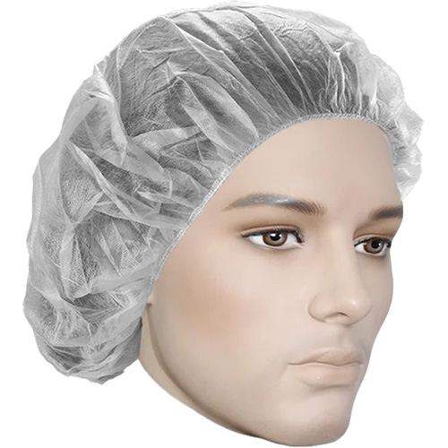 Bouffant Caps, Polypropylene, 18", White Advanced Consulting and Training Ltd.