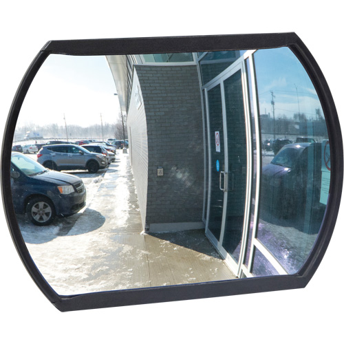 Miroir convexe rectangulaire/rond avec support, 12" h x 18" la, Int&eacute;rieur/Ext&eacute;rieur Advanced Consulting and Training Ltd.