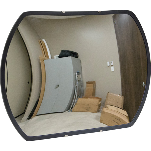 Roundtangular Convex Mirror with Bracket, 18" H x 26" W, Indoor/Outdoor Advanced Consulting and Training Ltd.