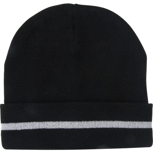 Bonnet en tricot avec bande r&eacute;fl&eacute;chissante argent&eacute;e, Taille unique, Noir Advanced Consulting and Training Ltd.