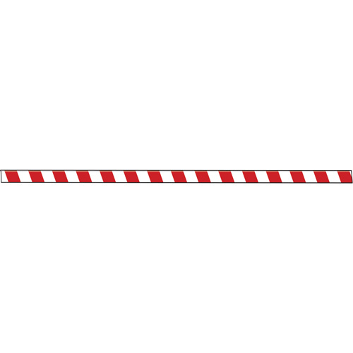 Tough-Mark Heavy-Duty Floor Marking, Rectangle, 48" L x 3" W, Red and White, Polyethylene Advanced Consulting and Training Ltd.