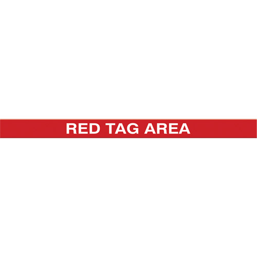 Tough-Mark Heavy-Duty Floor Marking, Rectangle, 48" L x 3" W, Red, Polyethylene Advanced Consulting and Training Ltd.