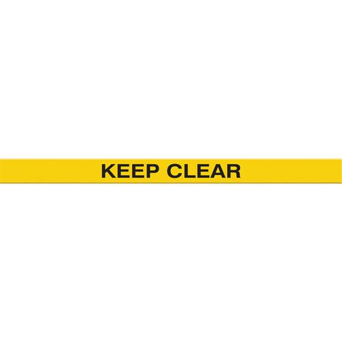 Tough-Mark Heavy-Duty Floor Marking, Rectangle, 48" L x 4" W, Yellow, Polyethylene Advanced Consulting and Training Ltd.