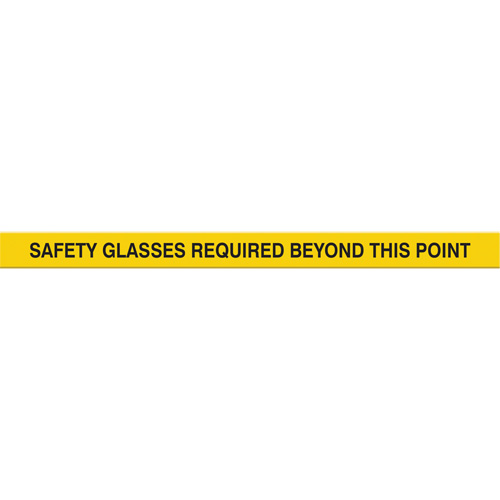 Tough-Mark Heavy-Duty Floor Marking, Rectangle, 48" L x 2" W, Yellow, Polyethylene Advanced Consulting and Training Ltd.