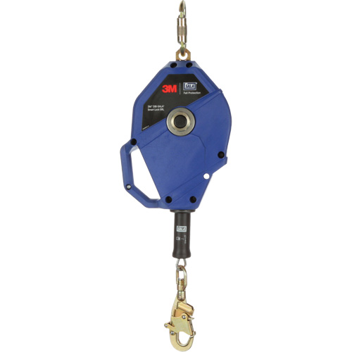 Cordage de s&eacute;curit&eacute; autor&eacute;tractable avec verrouillage intelligent, 50', Acier galvanis&eacute;, Pivotant Advanced Consulting and Training Ltd.