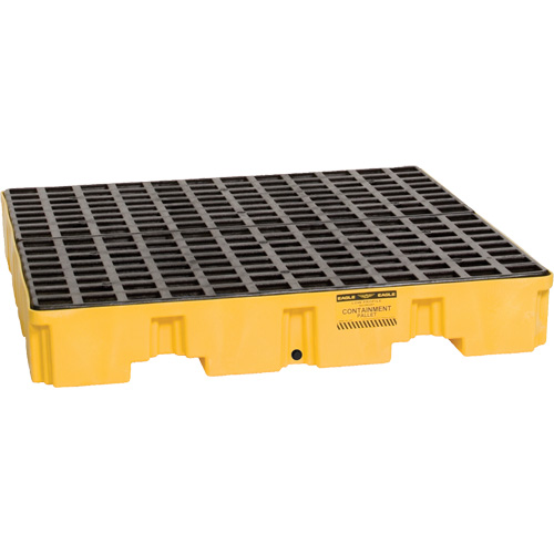 Palette de confinement des d&eacute;versements, Capacit&eacute; de d&eacute;versement 66 gal. US, 51,5'' x 51,5'' x 8" Advanced Consulting and Training Ltd.