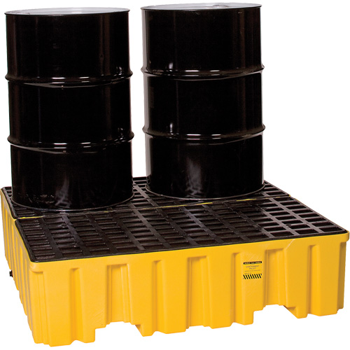 Palette de confinement des d&eacute;versements, Capacit&eacute; de d&eacute;versement 132 gal. US, 51" x 52,5" x 13,75" Advanced Consulting and Training Ltd.