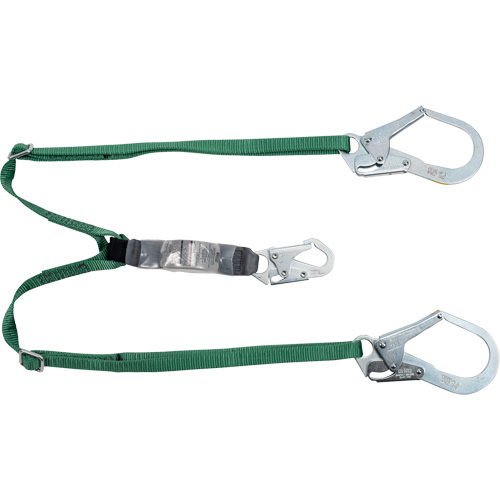 V-Series Lanyard, 6', Rebar Hook Center, Snap Hook Leg Ends, Polyester Advanced Consulting and Training Ltd.