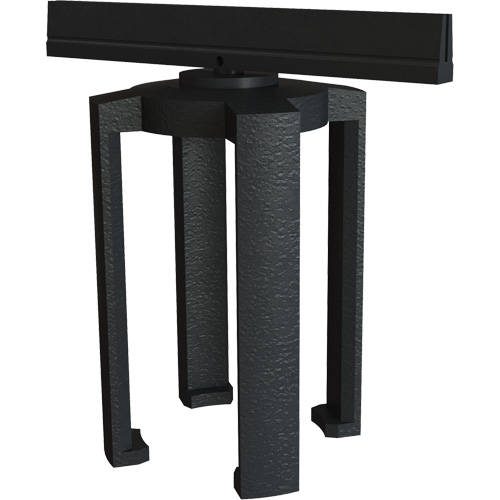PLUS Barrier System Sign Bracket, Black Advanced Consulting and Training Ltd.