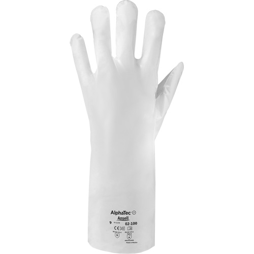 Gants r&eacute;sistants aux produits chimiques ALPHATEC 02-100, Taille 7, 15,0" lo, PEHP, 2,4 mils Advanced Consulting and Training Ltd.