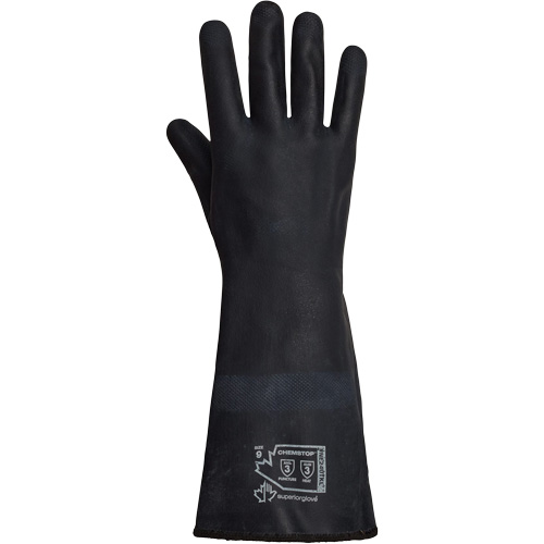 Gants &agrave; usage intensif r&eacute;sistants &agrave; la chaleur & aux produits chimique SolvStop, N&eacute;opr&egrave;ne, 8, Prot&egrave;ge jusqu'&agrave; 392° F (200° C) Advanced Consulting and Training Ltd.